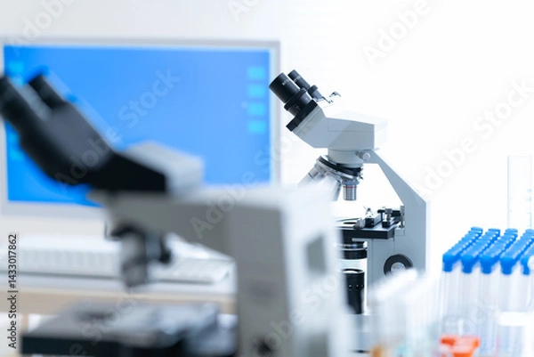 Fototapeta 実験をする研究者