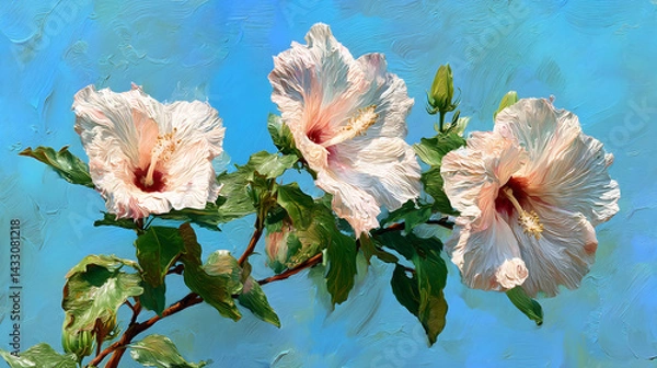 Obraz blossoming hibiscus