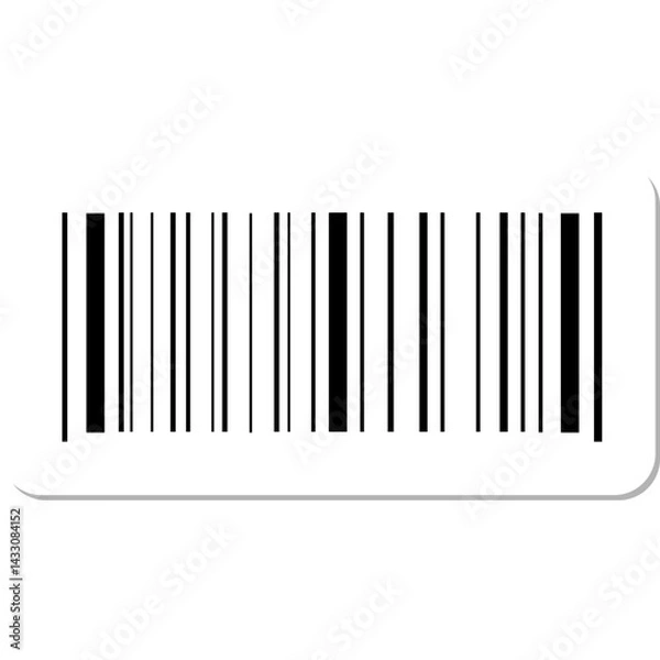 Obraz Barcode Label Sticker