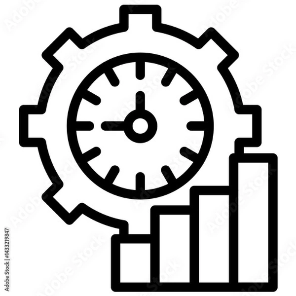 Obraz Capacity Utilization Icon
