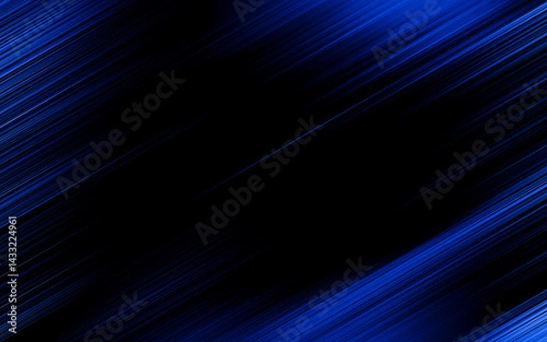 Fototapeta abstract blue and black are light pattern with the gradient is the with floor wall metal texture soft tech diagonal background black dark clean modern.