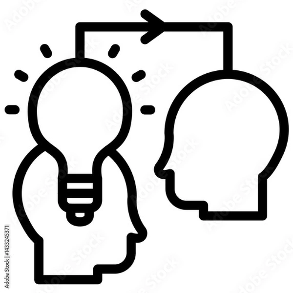 Obraz Sharing Ideas Icon