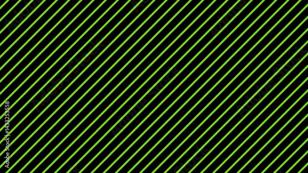 Fototapeta Green and black diagonal stripes background. Lines seamless pattern. Beautiful background with diagonal line.