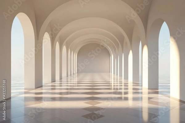 Obraz Arched hallway