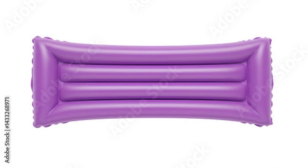 Obraz purple pool float png. purple pool float inflatable top view flat lay isolated. inflatable float for summertime activities and fun png. purple pool float png