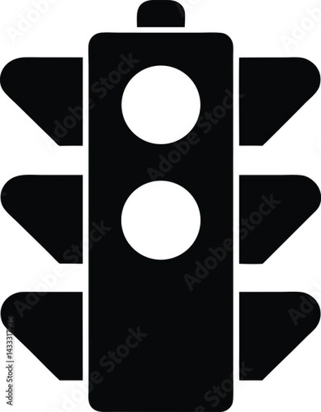 Obraz traffic lights vector