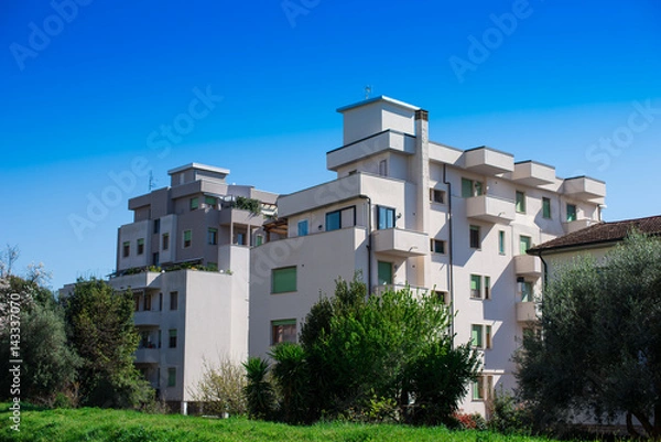 Obraz Palazzi popolari residenziali, centro abitato