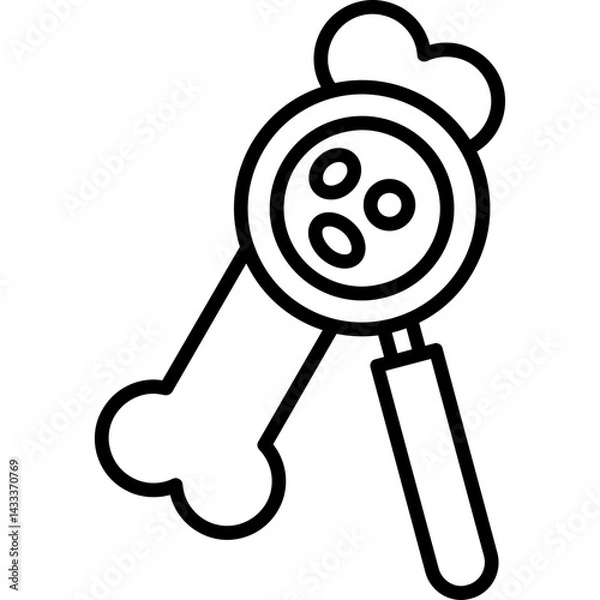 Obraz Bone Density Scan Icon