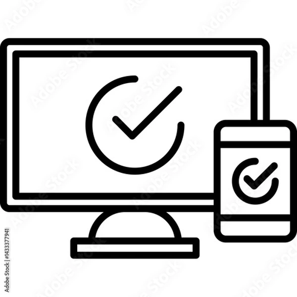 Obraz Responsive Design Icon