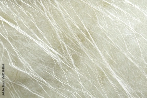 Fototapeta Close-up view of a textured, translucent fabric.