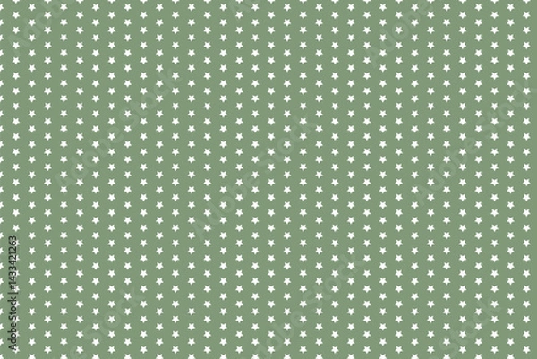 Fototapeta simple abstract white color small star pattern on ancient color background repeating white star pattern on a celadon green backdrop