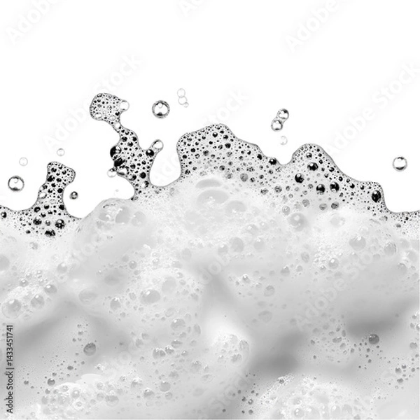 Fototapeta water splash isolated on transparent background