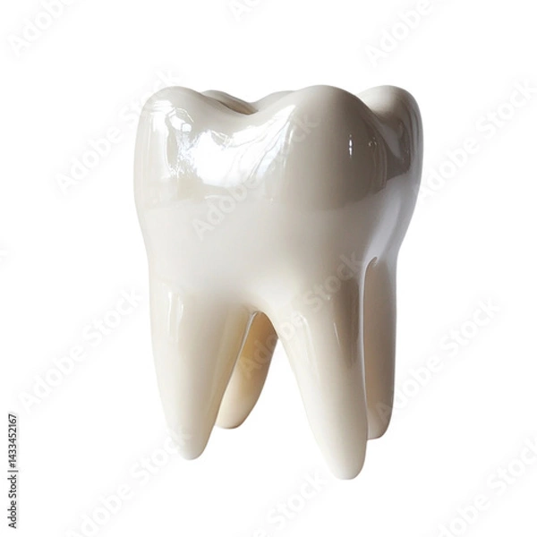 Fototapeta tooth isolated on white background
