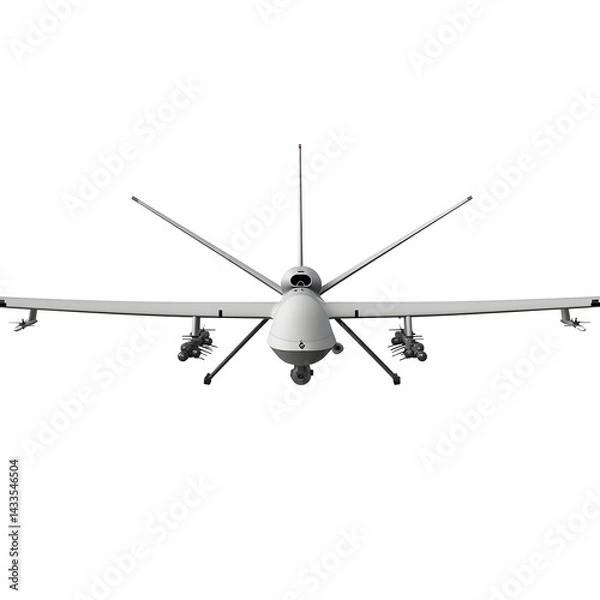 Fototapeta Drone Aircraft Front View.