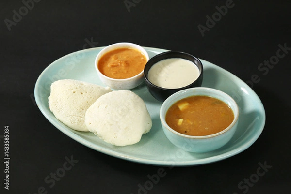 Obraz  Idli Sambar