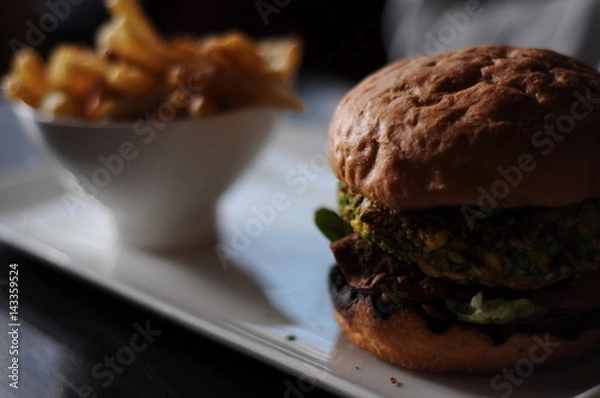 Obraz Burger and fries