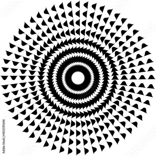 Fototapeta Circle of different shapes. Elements for design