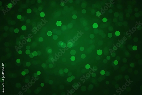 Obraz green glittery background with a black background