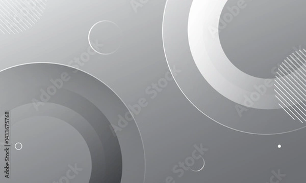Fototapeta White abstract background with circles. Eps10 vector