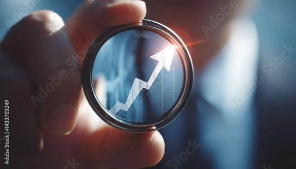 Fototapeta Every successful business has a strong business growth vision