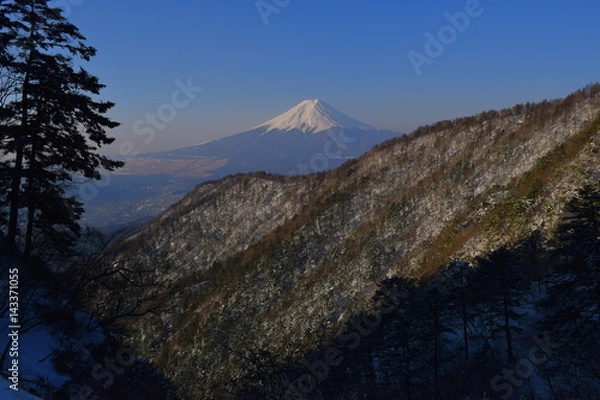 Fototapeta 三ツ峠からの富士山