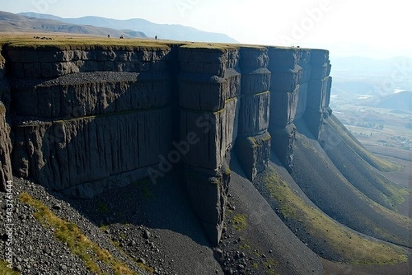 Fototapeta Basalt Column Jointing Patterns