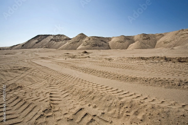 Obraz SAND EXTRACTION SITE