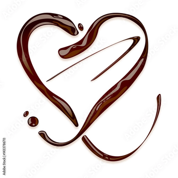 Obraz Chocolate heart
