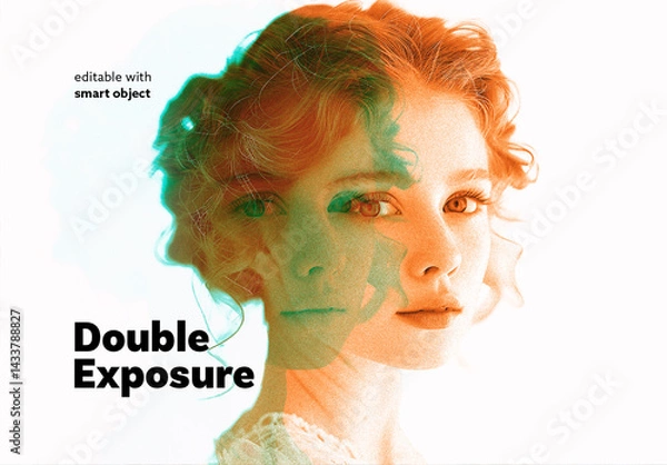 Obraz Double Exposure Effect