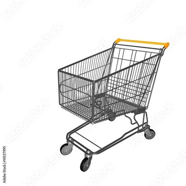 Fototapeta einkaufswagen