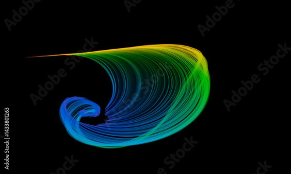 Fototapeta Cosmic abstract background. Colorful smoke, ink water, pattern universe. Abstract color divine rainbow