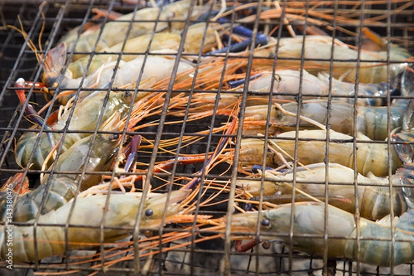 Obraz grilled prawn