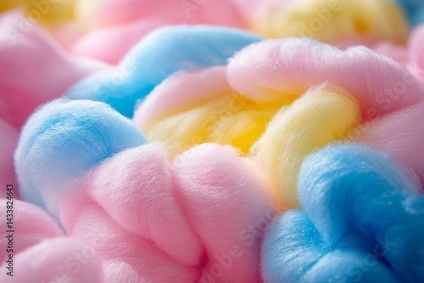 Obraz Vibrant Candy Background Featuring Colorful Marshmallows