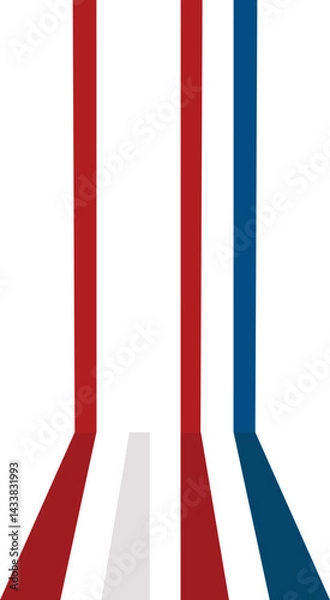 Fototapeta abstract minimalist line background in vector