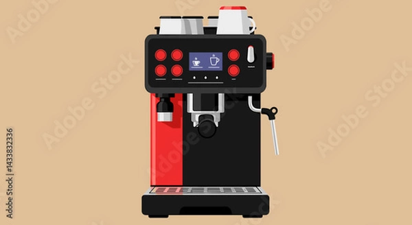Obraz Espresso Machine Vector Illustration