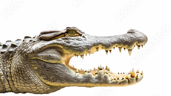 Obraz Crocodile Head Profile View With Open Mouth