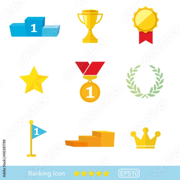 Obraz ランキングアイコンセット