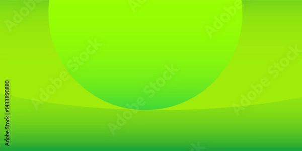 Fototapeta Abstract green background. Fluid shapes composition. Used to decorate advertisements, publications, Eps10 vector