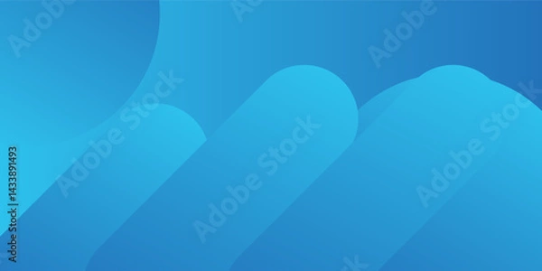 Fototapeta blue sky abstract fluid background with blue color, Modern background design. Liquid color. Fluid shapes composition. Fit for presentation design.