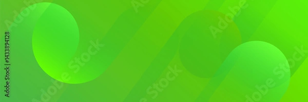 Fototapeta green abstract background with diagonal round shape elements. Minimalist geometric. Modern design. Suitable for covers, banners, brochures, headers, presentations, websites, companies. vector