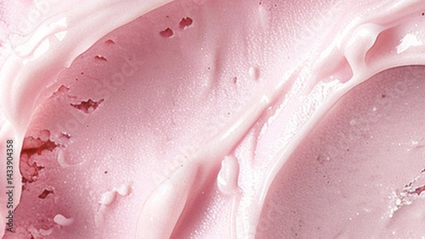 Fototapeta background with strawberry ice cream texture