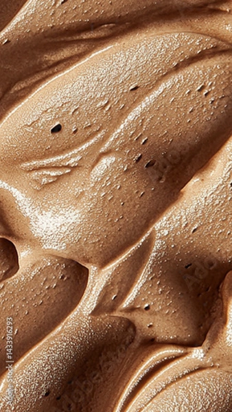 Fototapeta close up of a chocolate texture