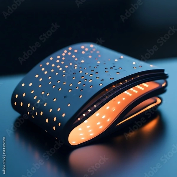 Fototapeta credit card in a blue box