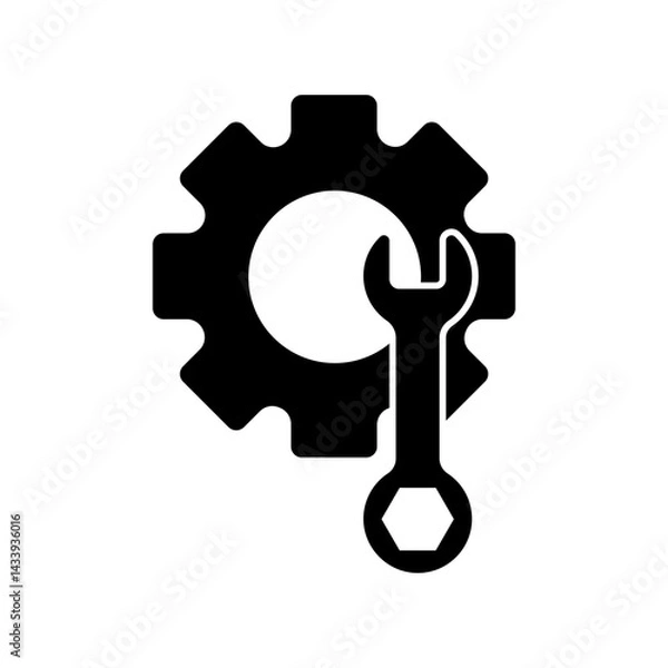 Obraz maintenance icons  symbol vector elements for infographic web