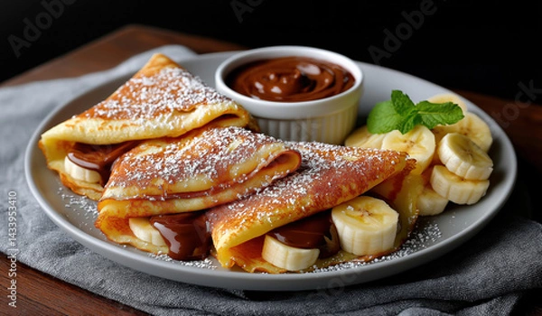 Obraz Crepes created with Generative AI Technology, ai, generative
