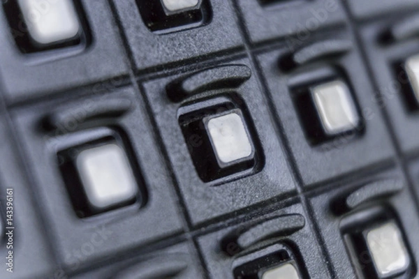 Obraz Outdoor modular LED panels on the stage