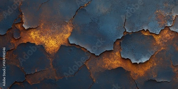 Fototapeta Rustic Metal Texture - Aged Surface Art
