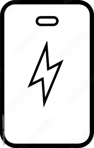 Fototapeta high voltage sign