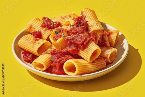 Fototapeta Rigatoni created with Generative AI Technology, ai, generative
