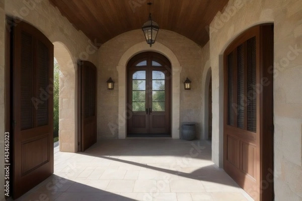 Fototapeta mediterranean boho interior design